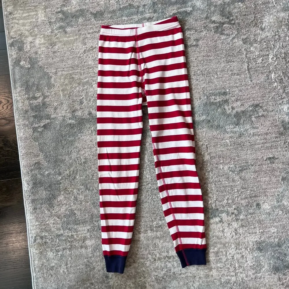 Hanna Andersson Reindeer Long John Pajamas 130 cm 8